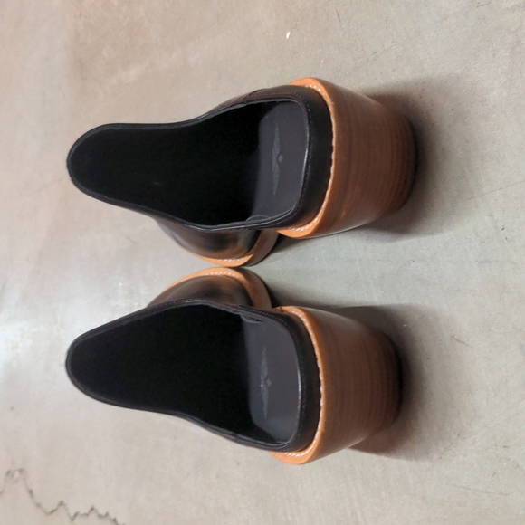 FORTRESS OF INCA Black Leather Michelle Mule  NWOT - Picture 8 of 9